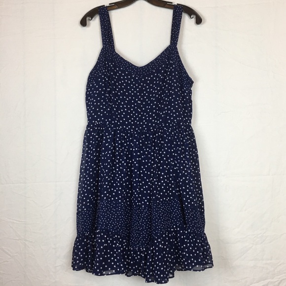 LC Lauren Conrad Dresses & Skirts - LC Lauren Conrad Mini Tank Dress Polka Dot Size 14